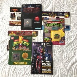 Geek Fuel assorted enamel pins (GeekFuel) variety set of 3